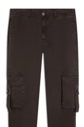 Calça Color Twill Power Slim Cargo Plumbo