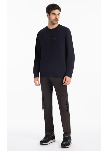 Calça Color Twill Power Slim Cargo Plumbo