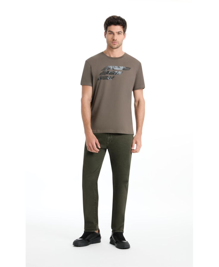 Calça Color Twill Power Slim Floresta