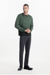 Calça Color Twill Power Slim Grafite