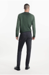 Calça Color Twill Power Slim Grafite