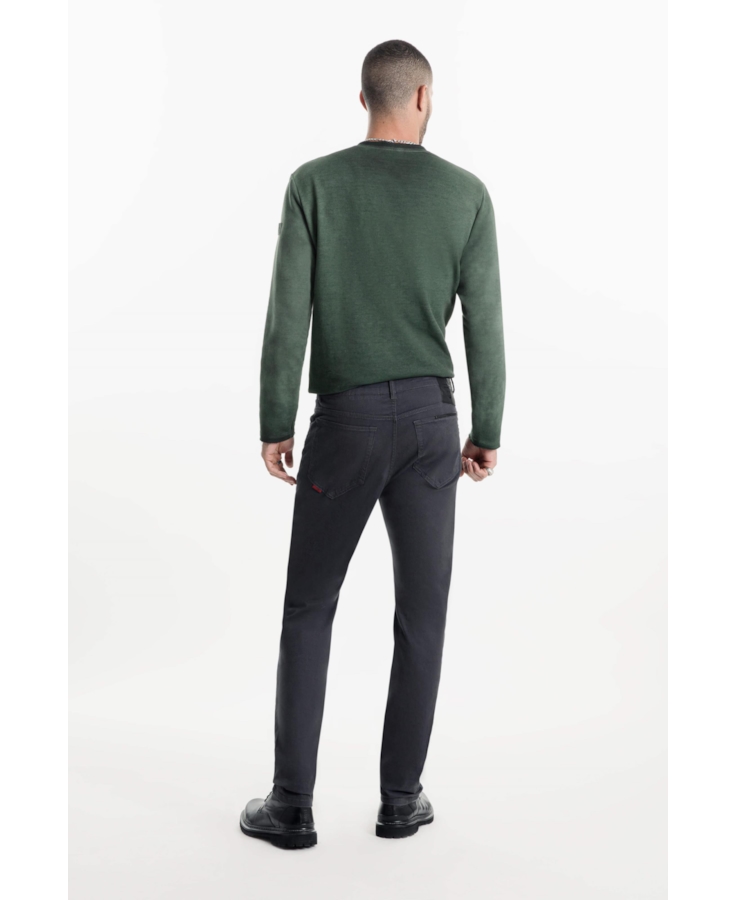 Calça Color Twill Power Slim Grafite