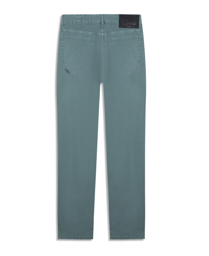 Calça Color Twill Power Slim Grama