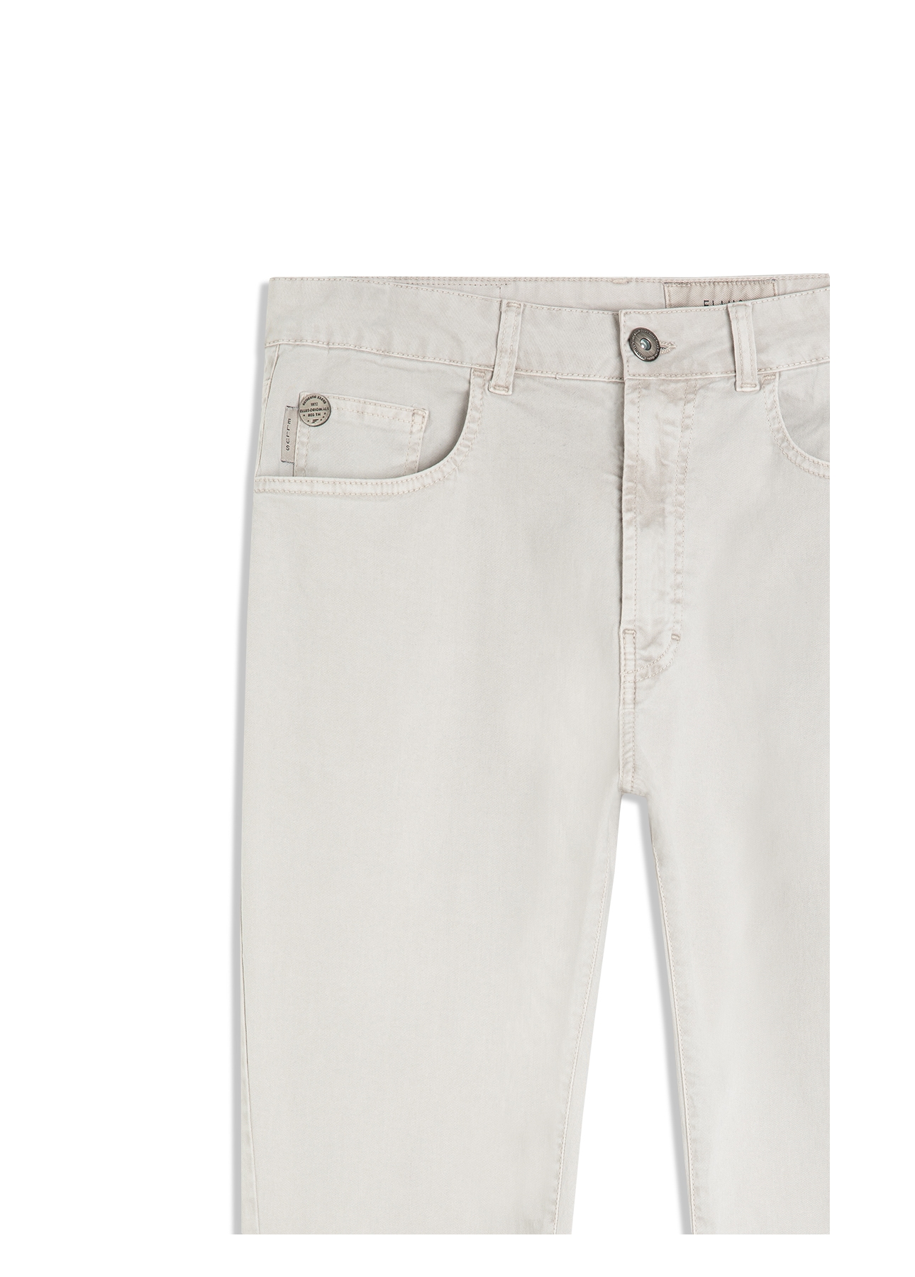 Calça Color Twill Power Slim Silver