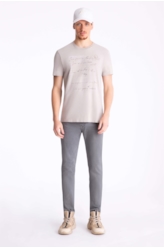 Calça Color Twill Power Slim Snd Grafite