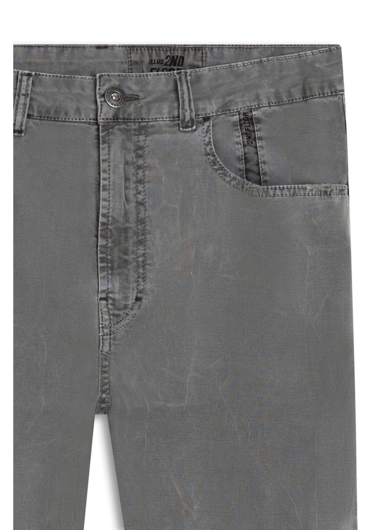 Calça Color Twill Power Slim Snd Grafite