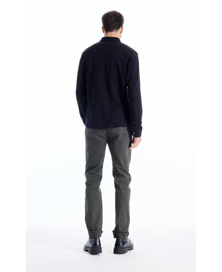 Calça Color Twill Power Slim Verde Escuro