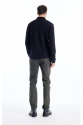 Calça Color Twill Power Slim Verde Escuro