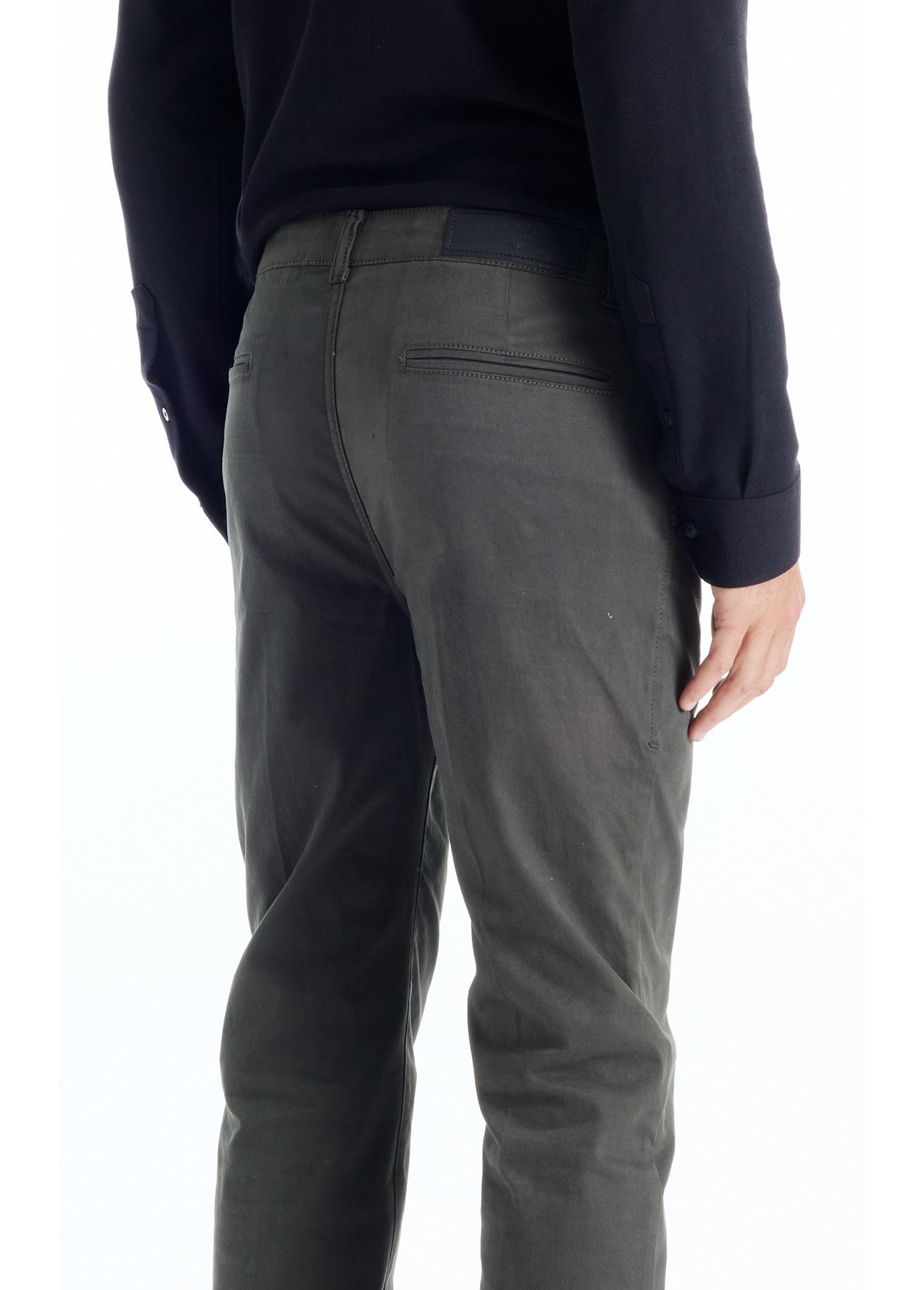 Calça Color Twill Power Slim Verde Escuro