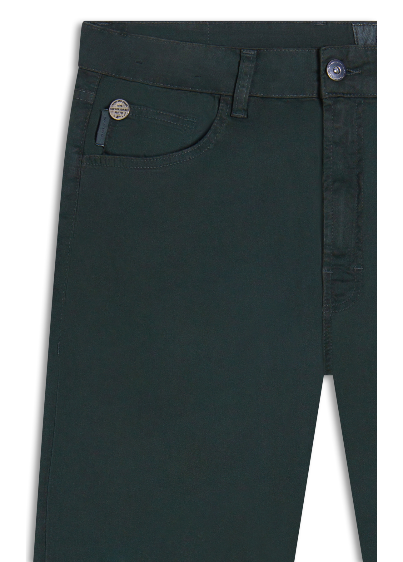 Calça Color Twill Power Slim Verde Militar