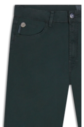 Calça Color Twill Power Slim Verde Militar
