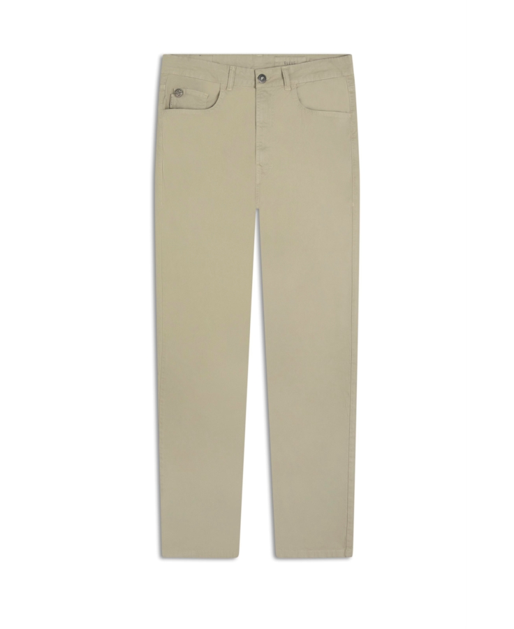 Calça Color Twill Power Slim Verde Seco