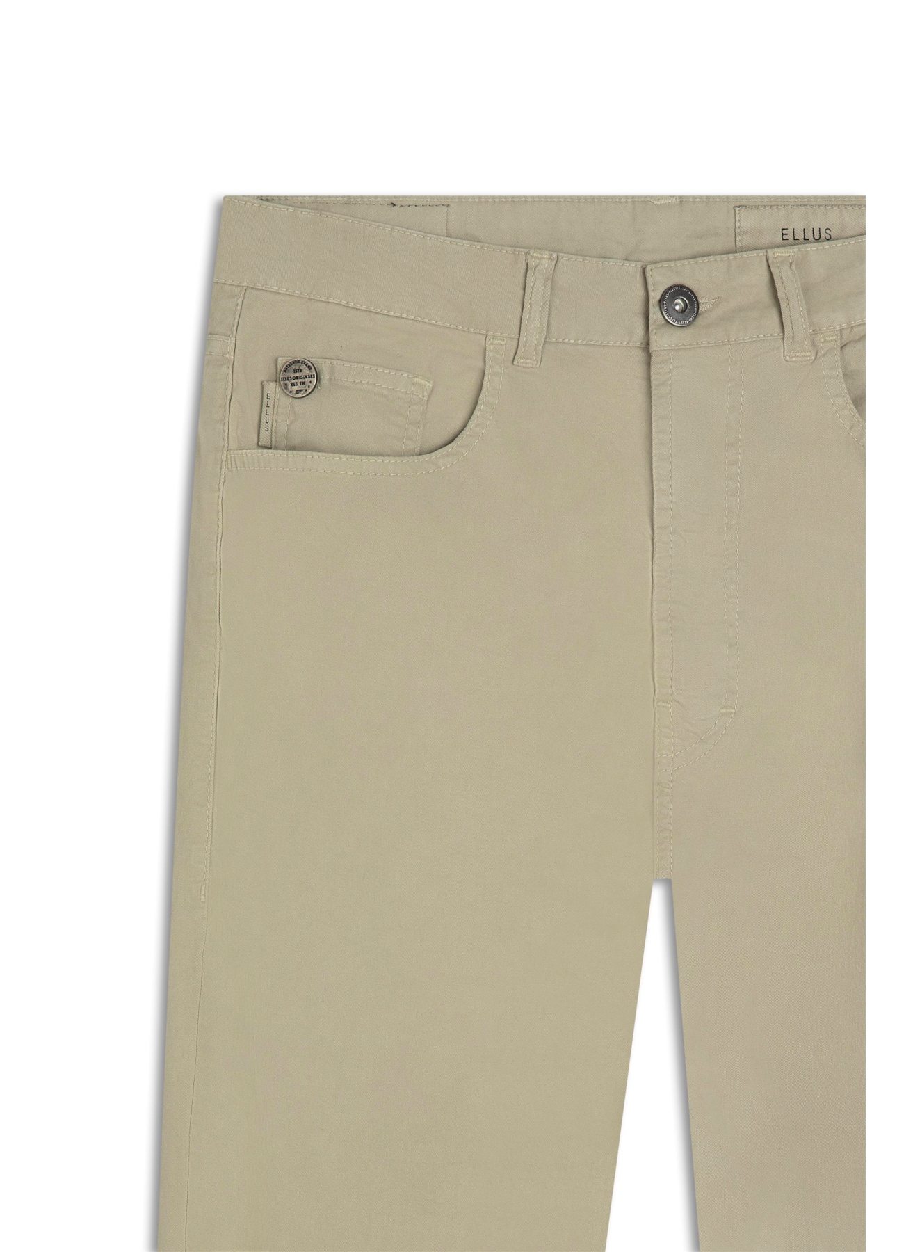 Calça Color Twill Power Slim Verde Seco