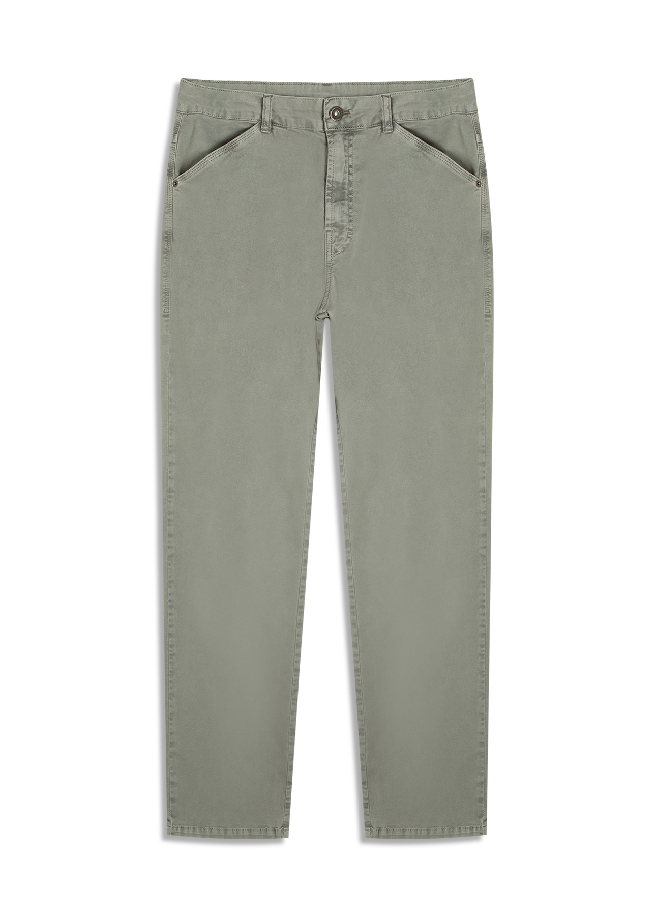 Calça Color Twill Power Trapezio B. Facao Verde Oliva