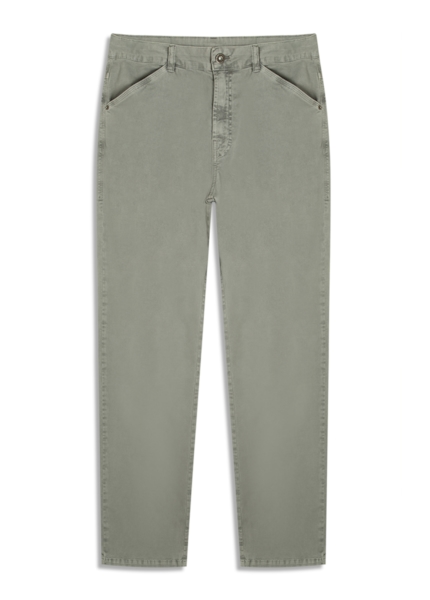 Calça Color Twill Power Trapezio B. Facao Verde Oliva