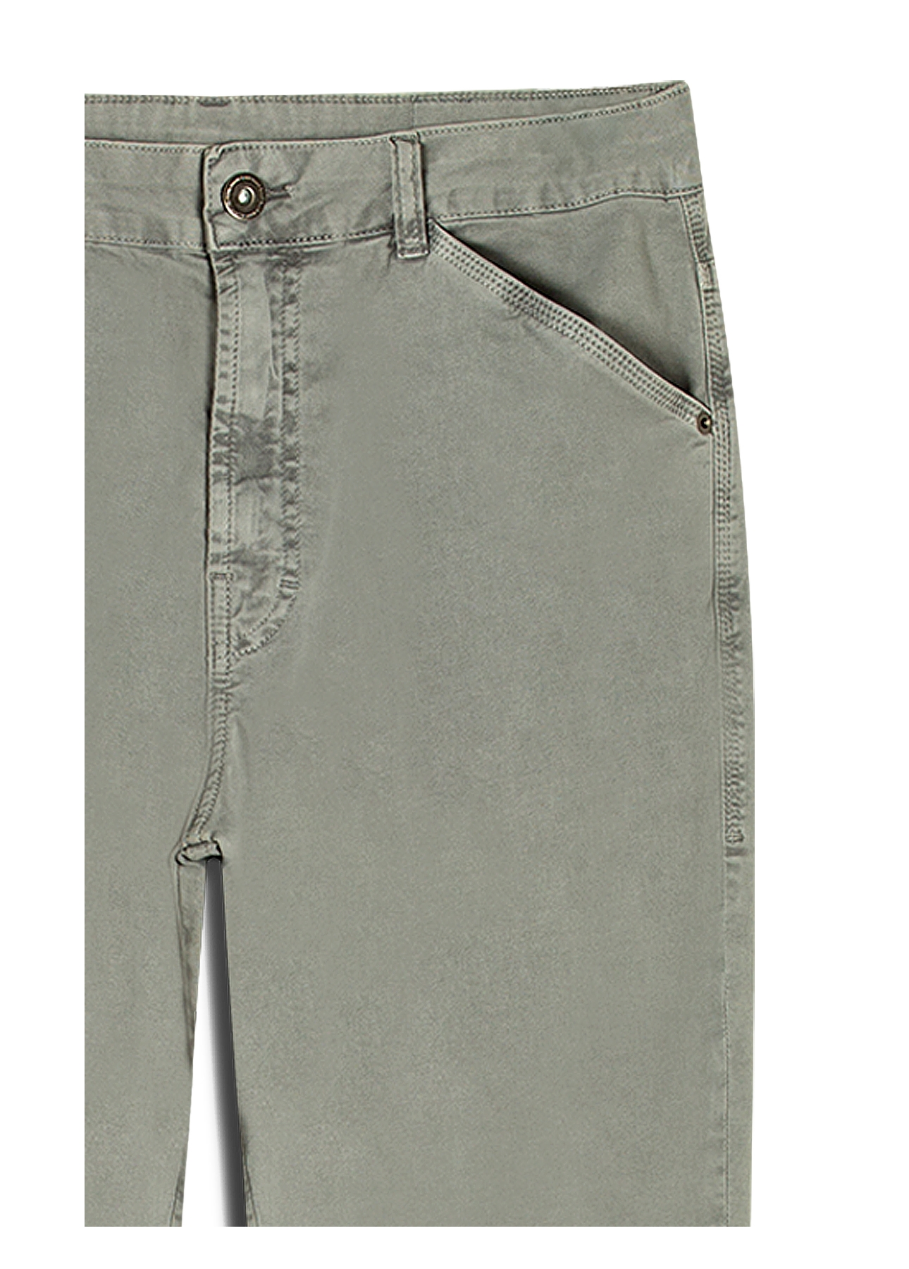Calça Color Twill Power Trapezio B. Facao Verde Oliva
