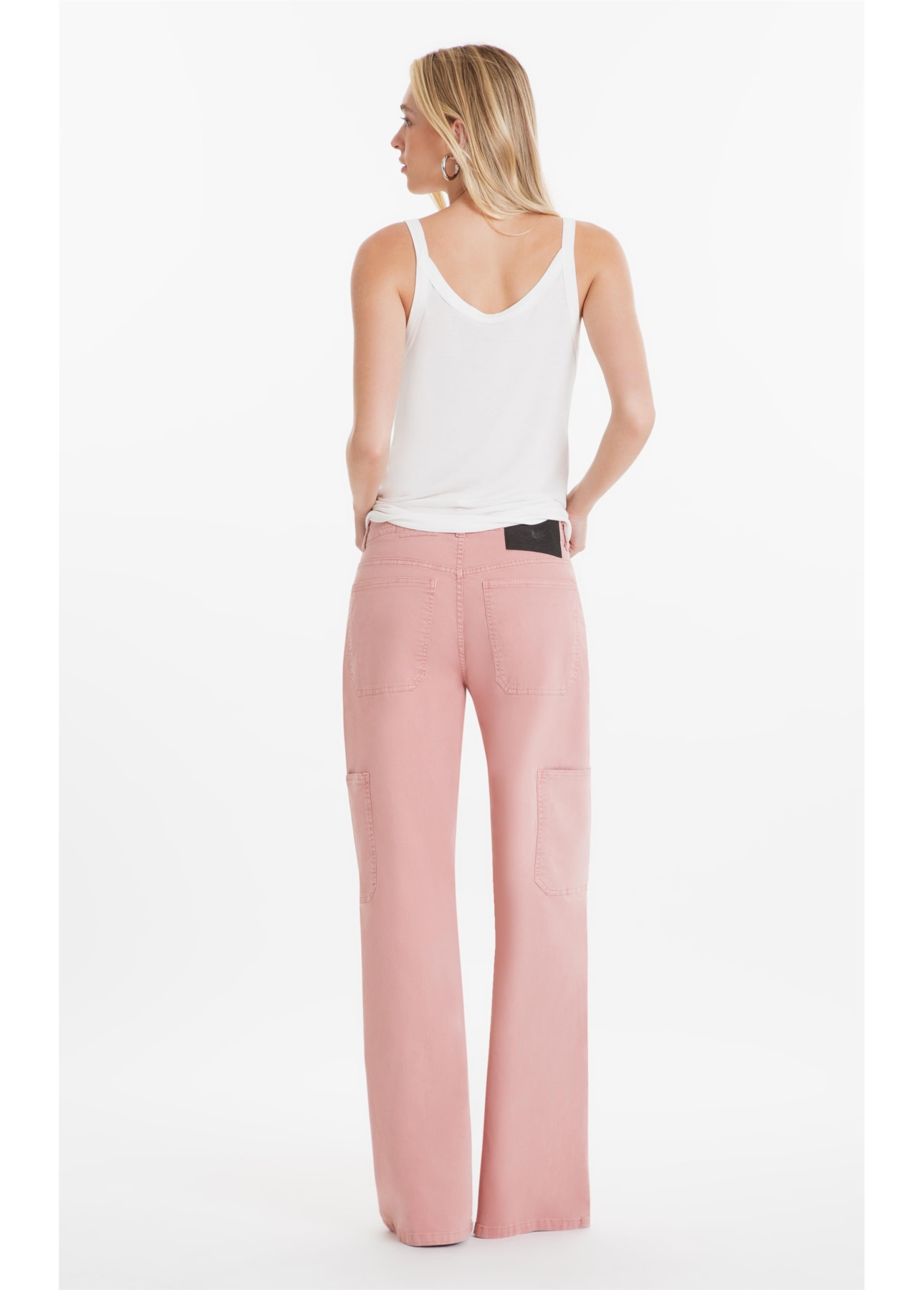 Calça Color Twill Power Wide Blush