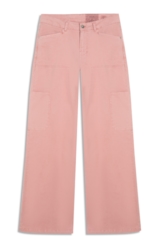 Calça Color Twill Power Wide Blush