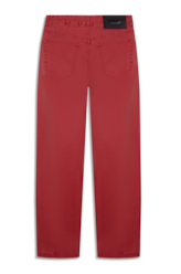 Calça Color Twill Power Wide Vermelho Claro