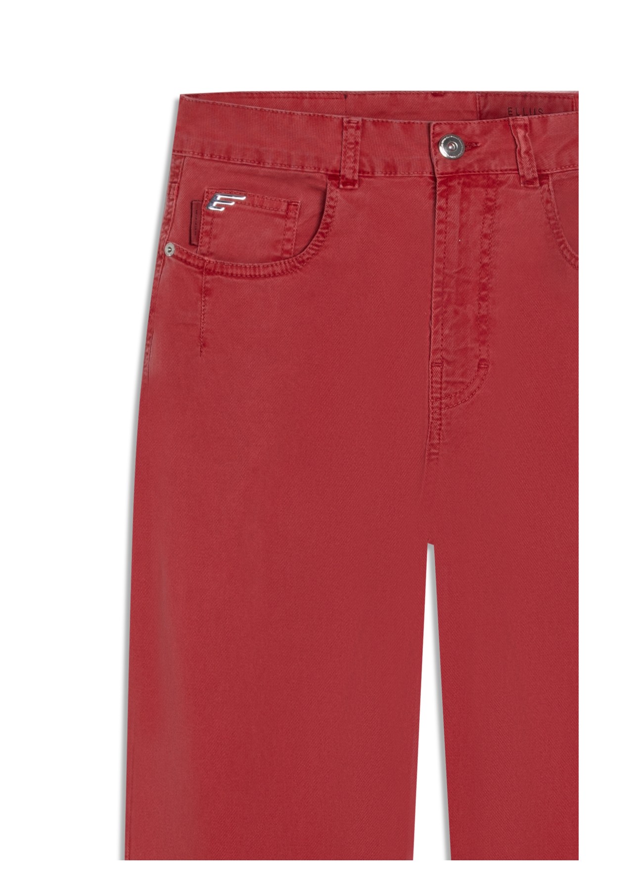 Calça Color Twill Power Wide Vermelho Claro