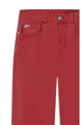Calça Color Twill Power Wide Vermelho Claro