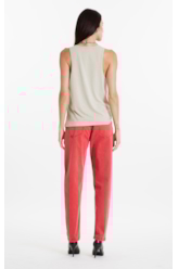 Calça Color Twill Power Wide Vermelho Claro