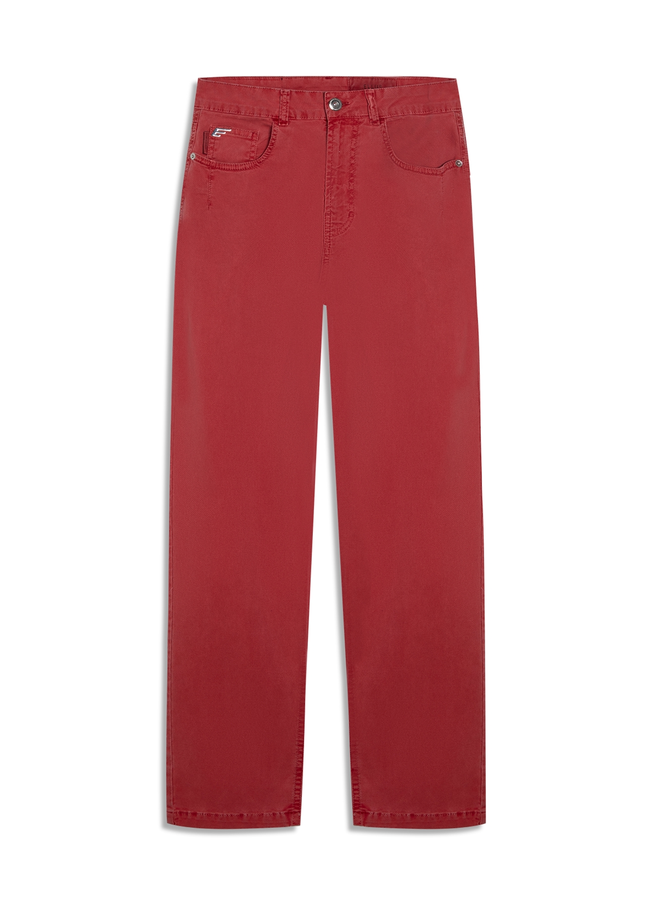 Calça Color Twill Power Wide Vermelho Claro