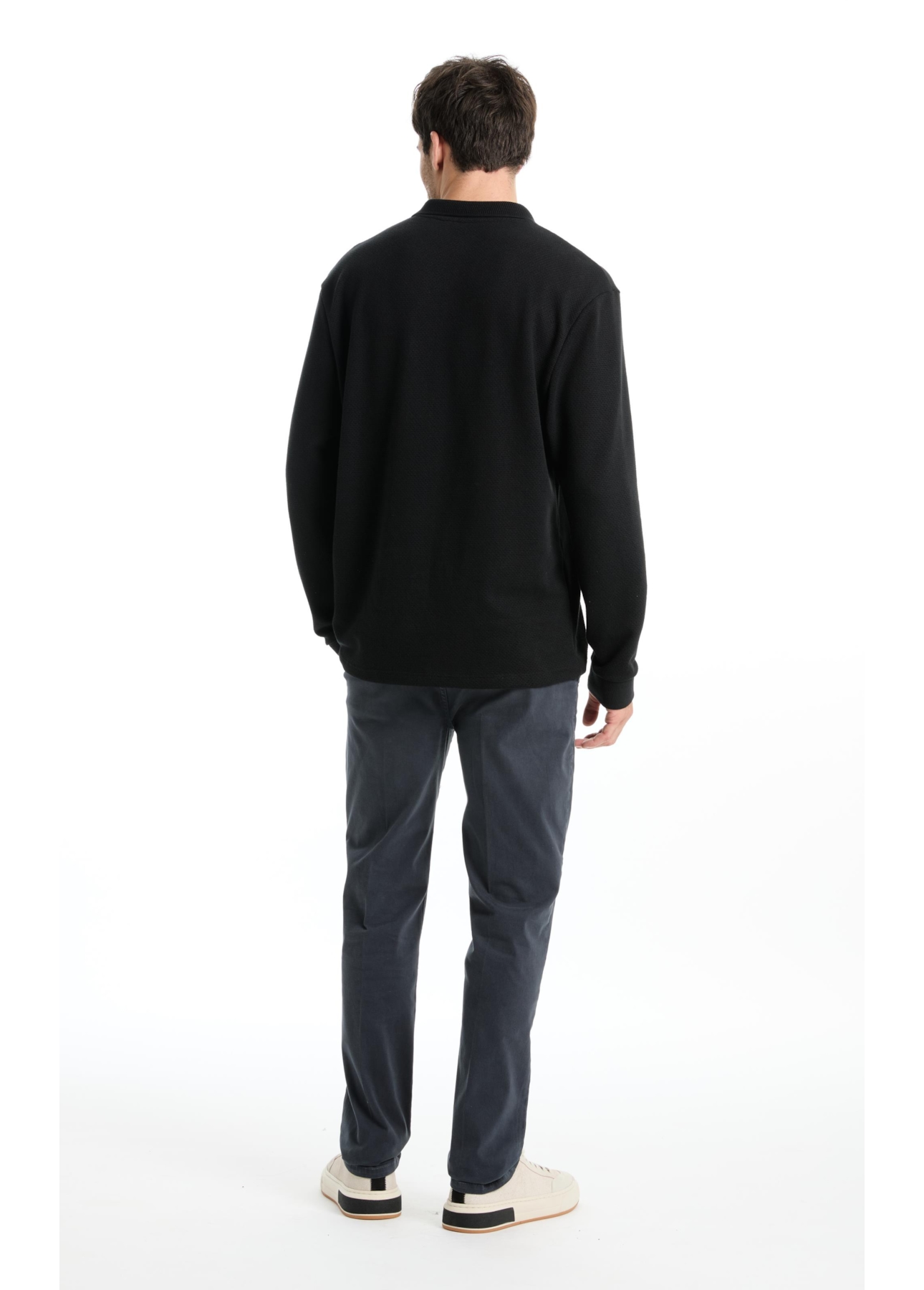 Calça Color Twill Slim Ocean