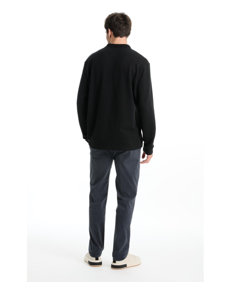Calça Color Twill Slim Ocean