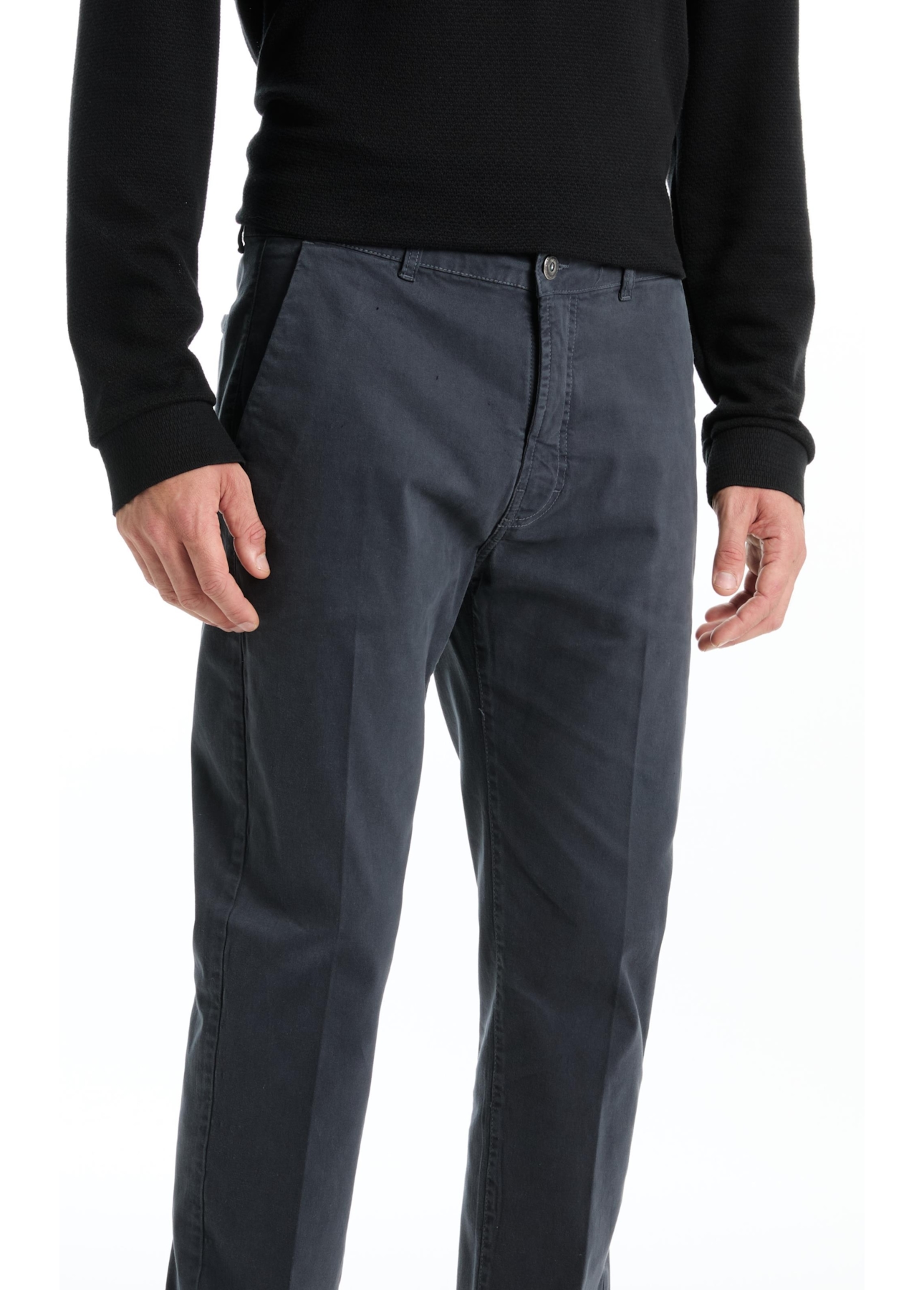Calça Color Twill Slim Ocean