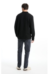 Calça Color Twill Slim Ocean