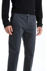 Calça Color Twill Slim Ocean