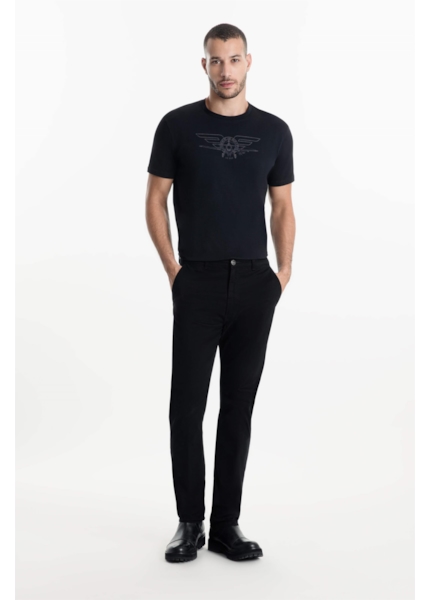 Calça Color Twill Slim Preto