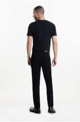 Calça Color Twill Slim Preto