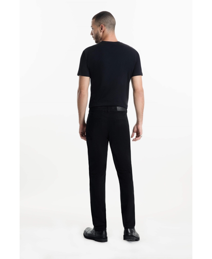Calça Color Twill Slim Preto