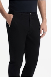 Calça Color Twill Slim Preto