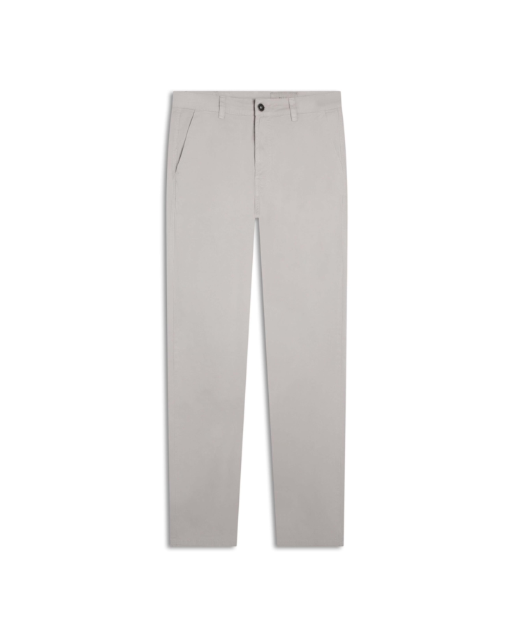 Calça Color Twill Slim  Silver