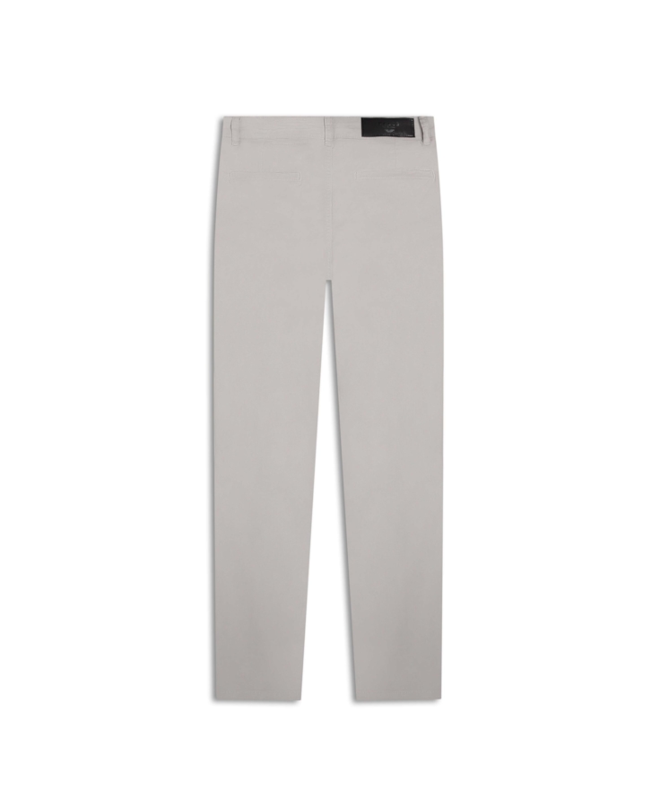 Calça Color Twill Slim  Silver