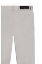 Calça Color Twill Slim  Silver