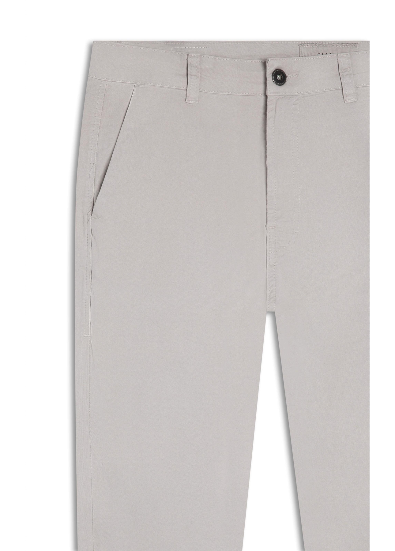 Calça Color Twill Slim  Silver