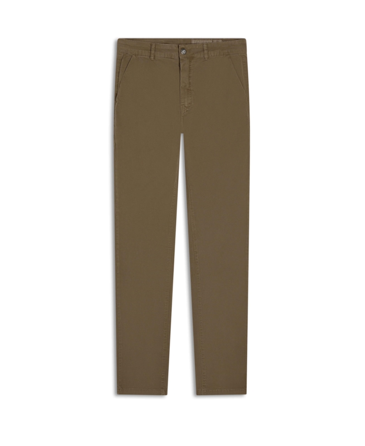 Calça Color Twill Slim Tabaco