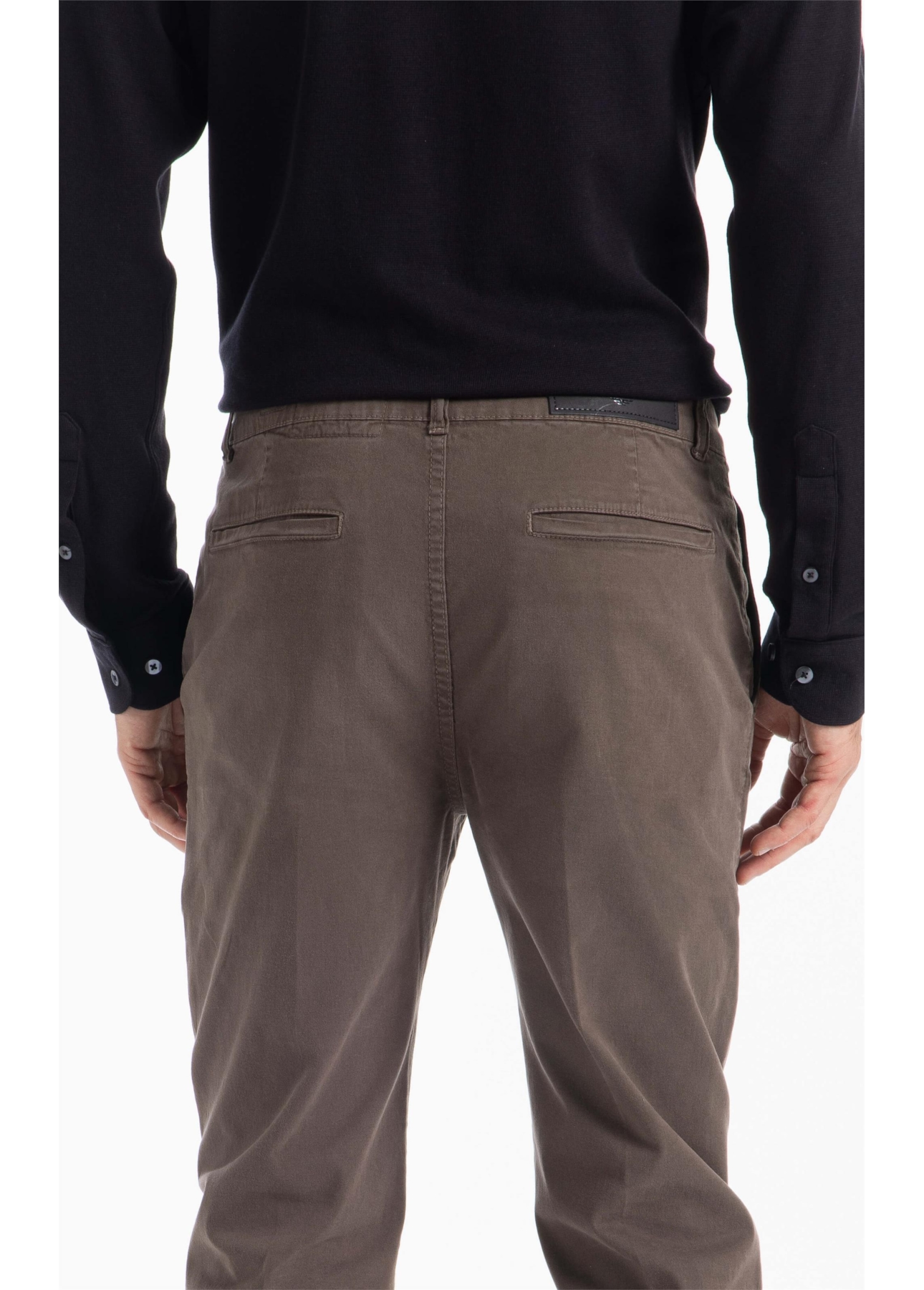 Calça Color Twill Slim Tabaco