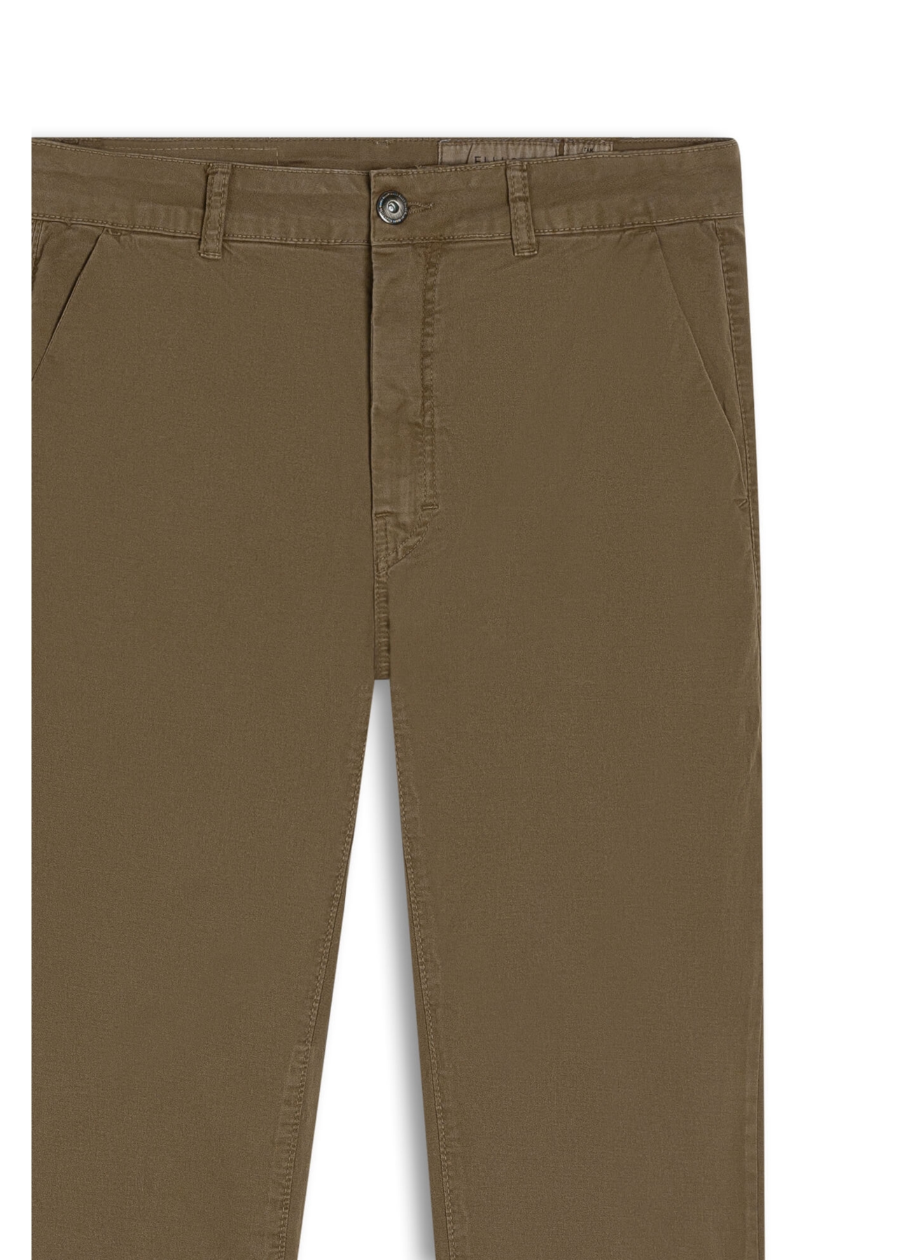 Calça Color Twill Slim Tabaco