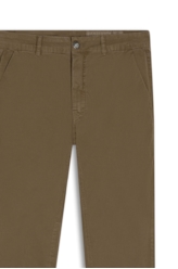 Calça Color Twill Slim Tabaco