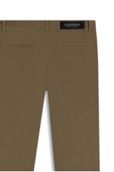 Calça Color Twill Slim Tabaco