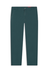 Calça Color Twill Slim Verde Escuro