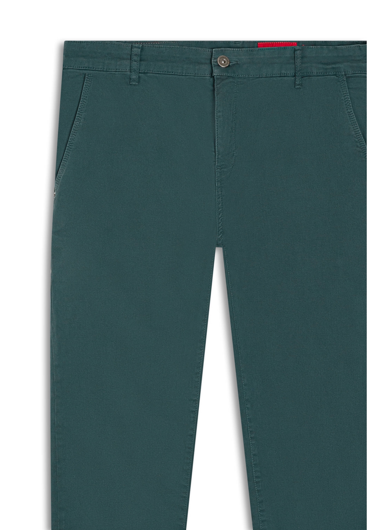 Calça Color Twill Slim Verde Escuro