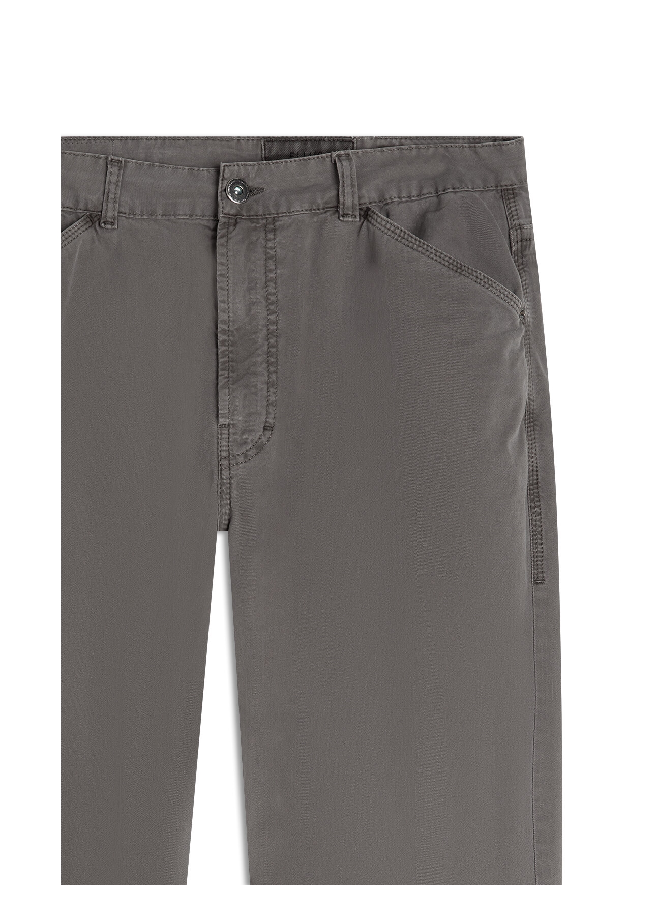 Calça Color Twill Trapézio Castor