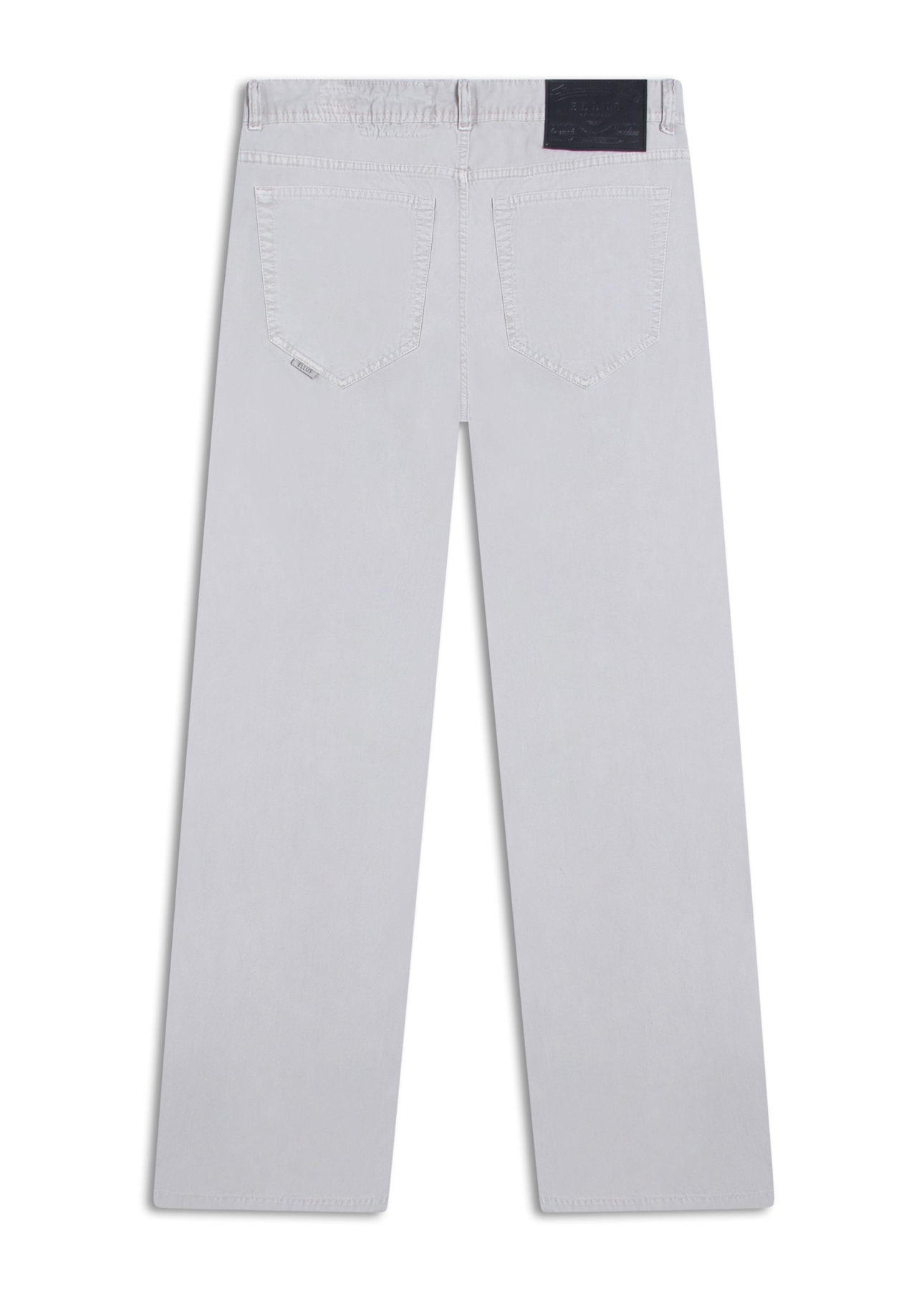 Calça Color Twill Wide 5 Pockets Silver