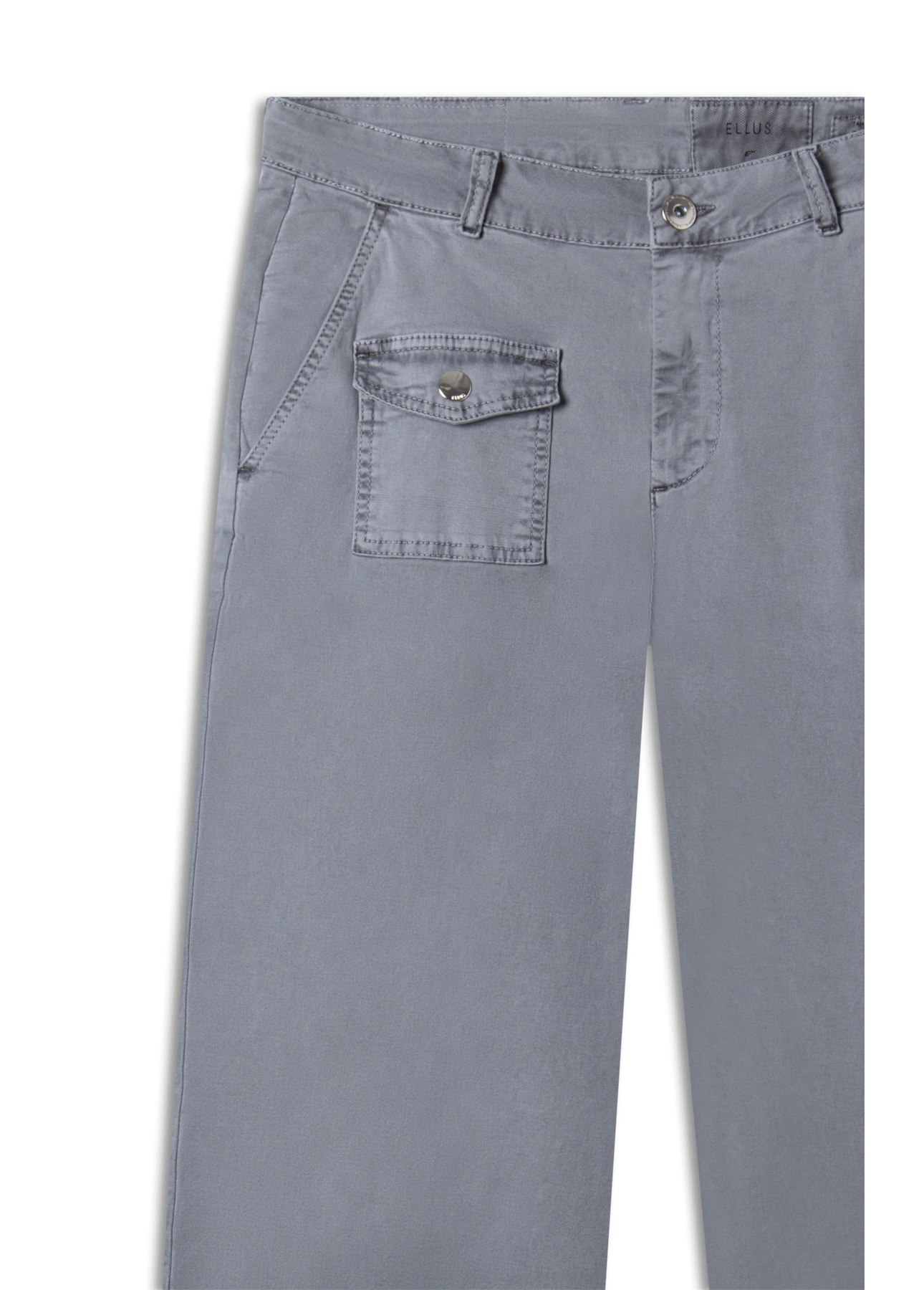 Calça Color Twill Wide Cargo Verde Oliva